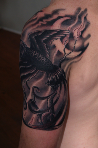 Tattoos - Clay McCay -  black fire
